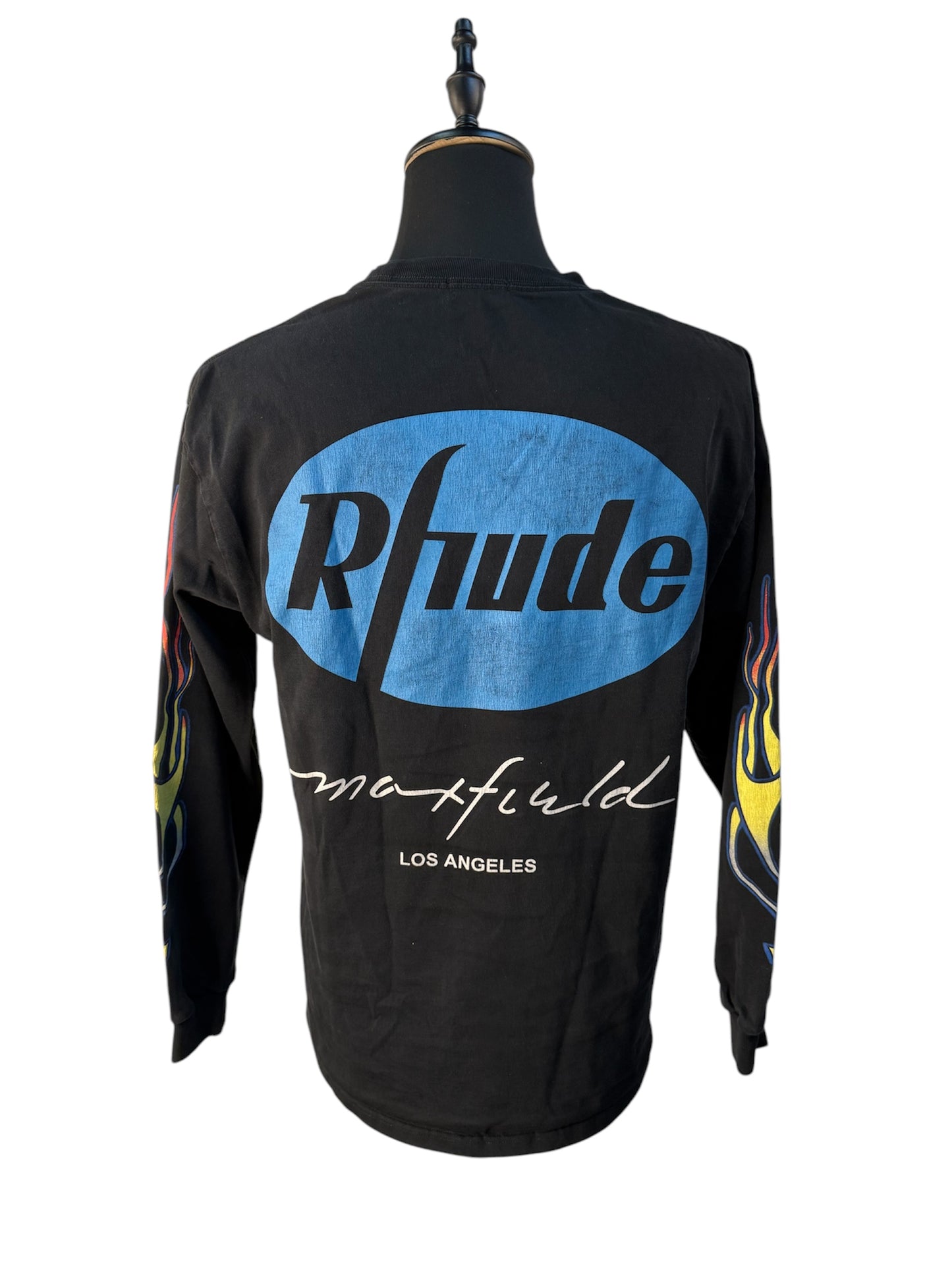 [RHUDE] Rude x Maxfield Los Angeles Limited Edition Long T-Shirt Black L