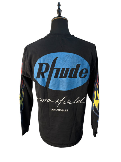 [RHUDE] Rude x Maxfield Los Angeles Limited Edition Long T-Shirt Black L