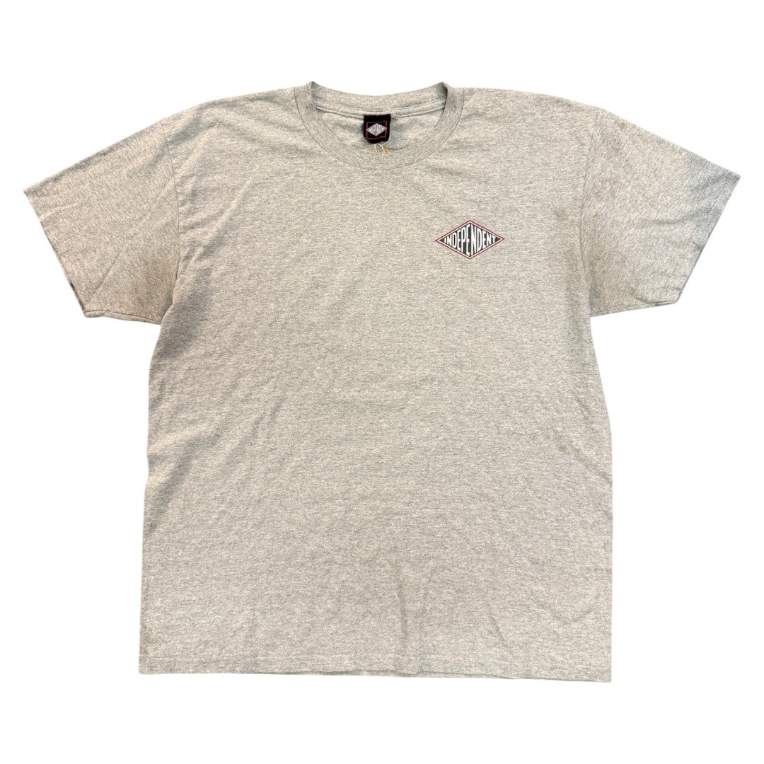 [INDEPENDENT] Independent Logo Print T-Shirt (Gray) / 90's / L