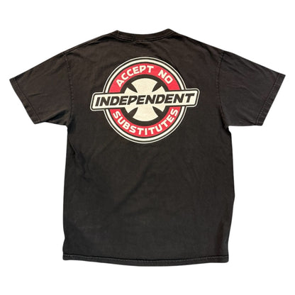 【INDEPENDENT】インディペンデント ロゴプリントTシャツ（ブラック）/ 90's / NHSタグ / Lサイズ相当