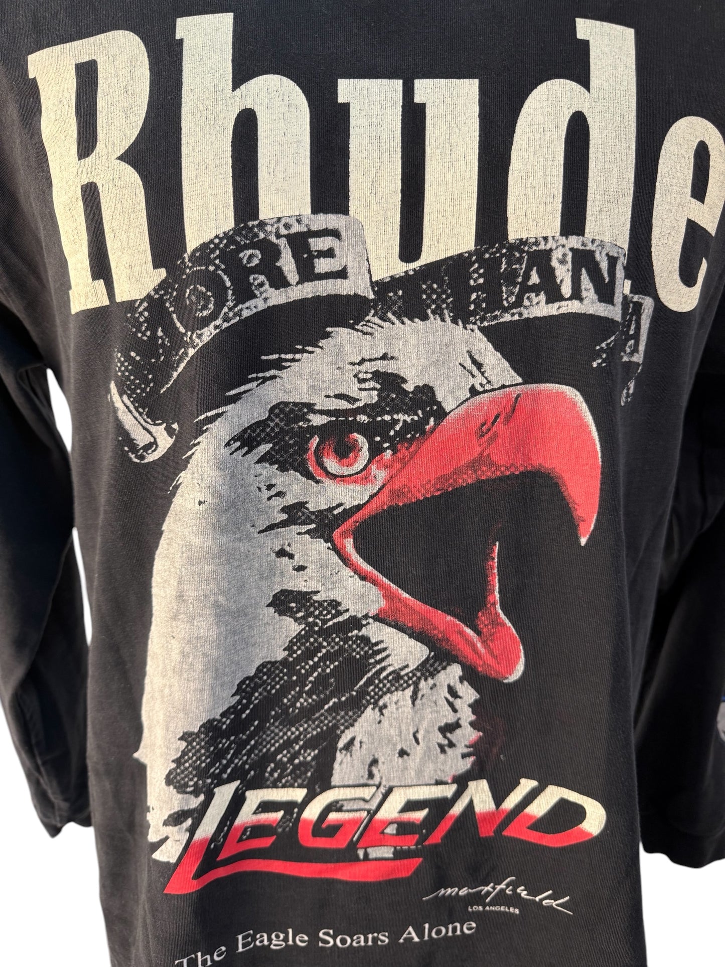 [RHUDE] Rude x Maxfield Los Angeles Limited Edition Long T-Shirt Black L
