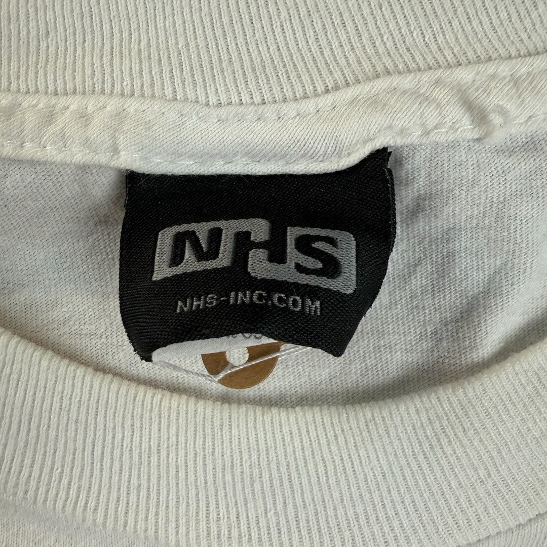 【INDEPENDENT】インディペンデント ネームロゴプリントTシャツ（ホワイト）/ 90’s / NHSタグ / L