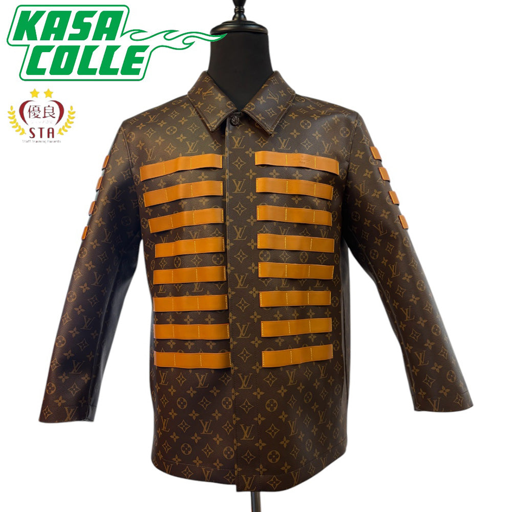 【LOUIS VUITTON】ルイ・ヴィトン ×Virgil Abloh（ヴァージル）22SS モノグラム総柄ミリタリージャケット L