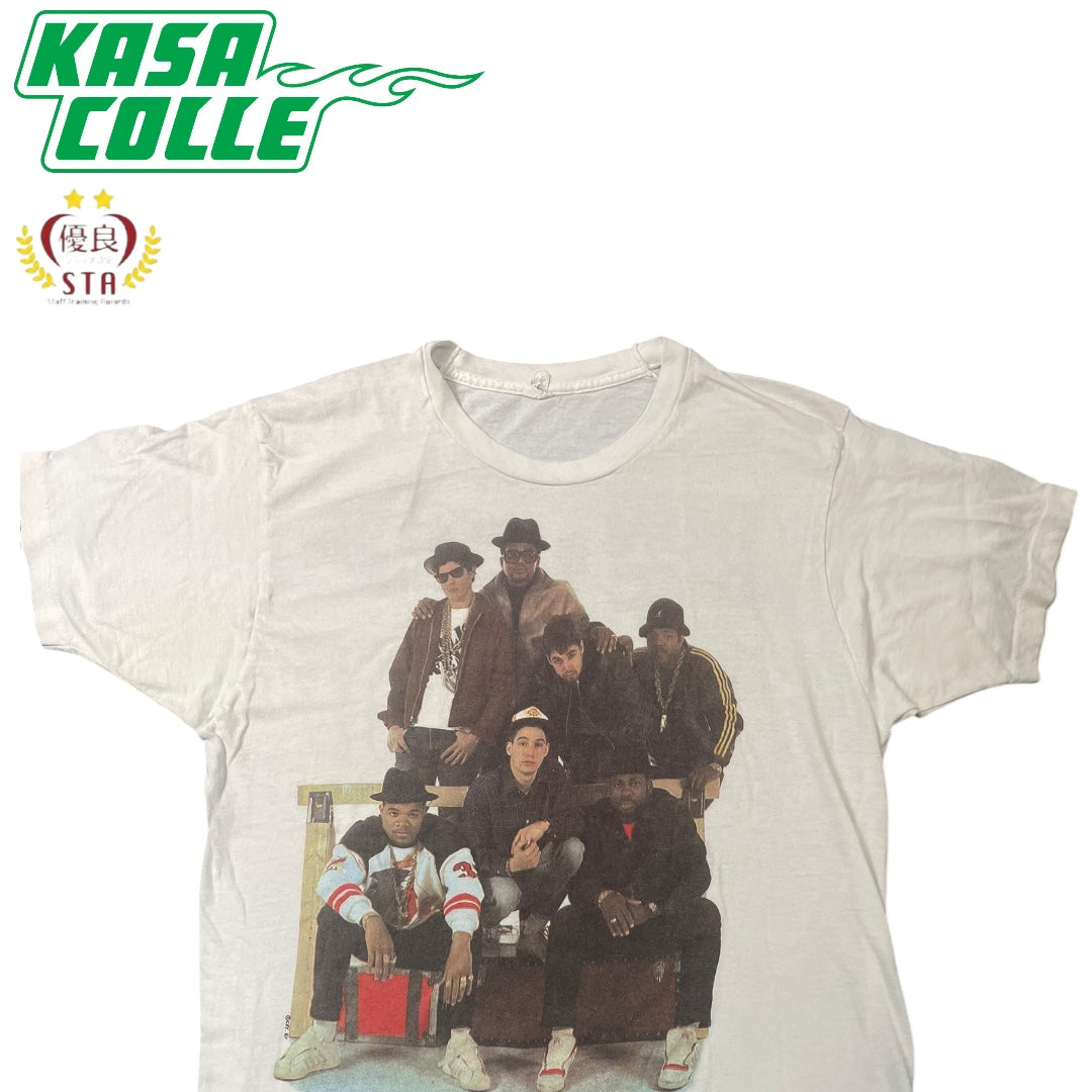 [RUN DMC x BEASTIE BOYS] RUN DMC x BEASTIE BOYS 80's vintage T-shirt, size L