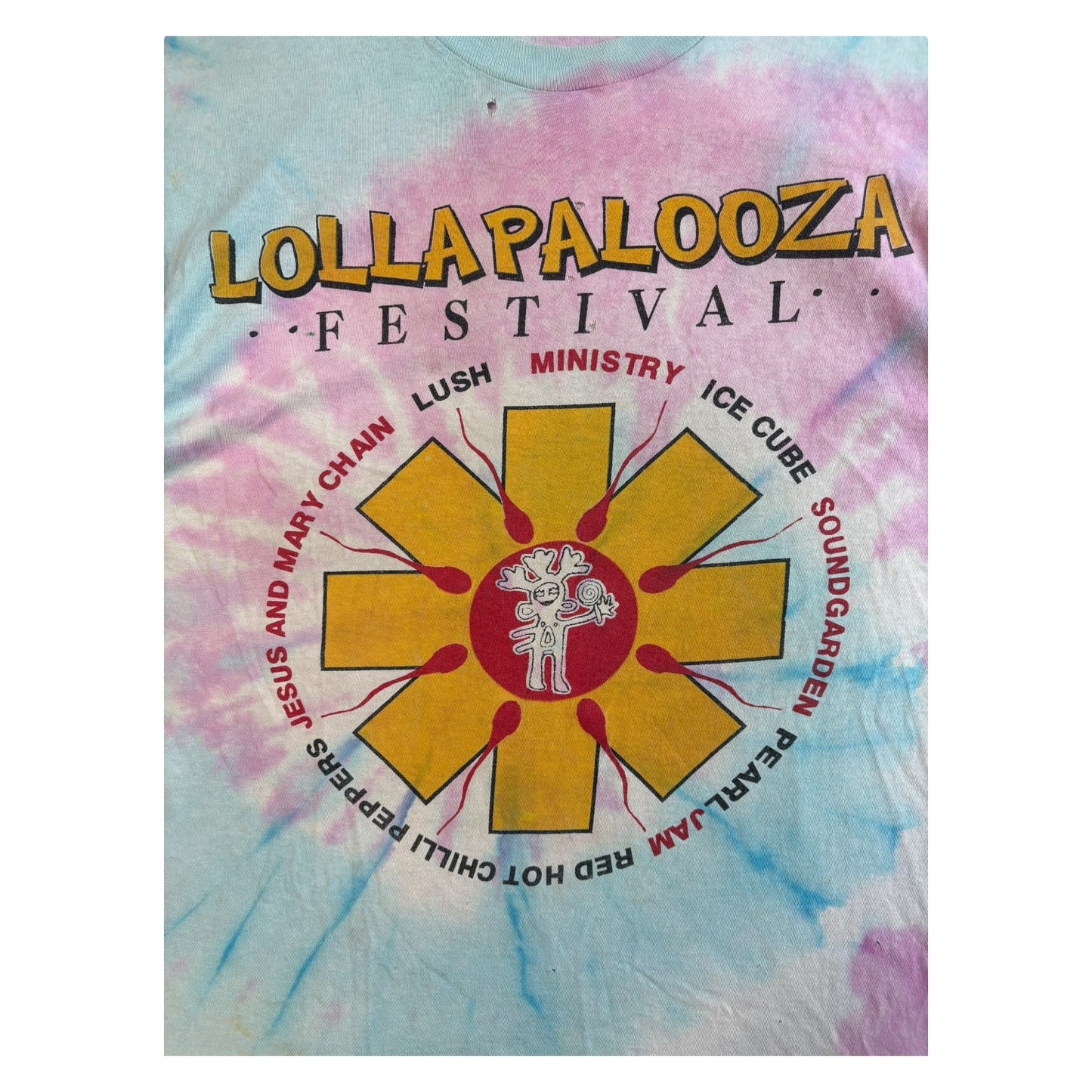 【LOLLAPALOOZA】 ロラパルーザ 92年製 ヴィンテージフェスＴシャツ