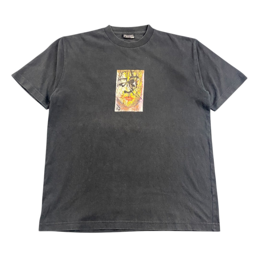[OLD VOLCOM] Old Volcom Abstract Face Graphic T-Shirt, Size L
