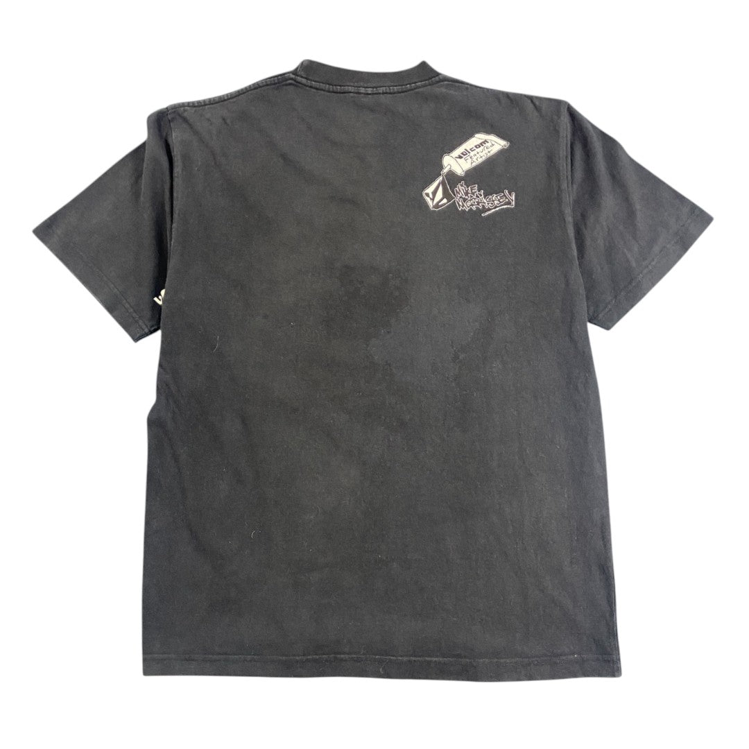 [OLD VOLCOM] Old Volcom Abstract Face Graphic T-Shirt, Size L