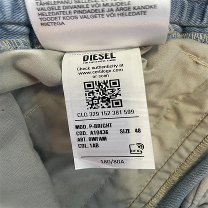 DIESEL Two-Tone P-Bright Logo Patch Track Pants