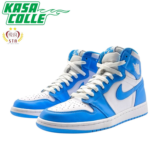 Nike Air Jordan 1 Retro High OG "UNC" (2015) - Nike Air Jordan 1 Retro High OG 2015 North Carolina White/Blue US 8.5-26.5cm Excellent Condition