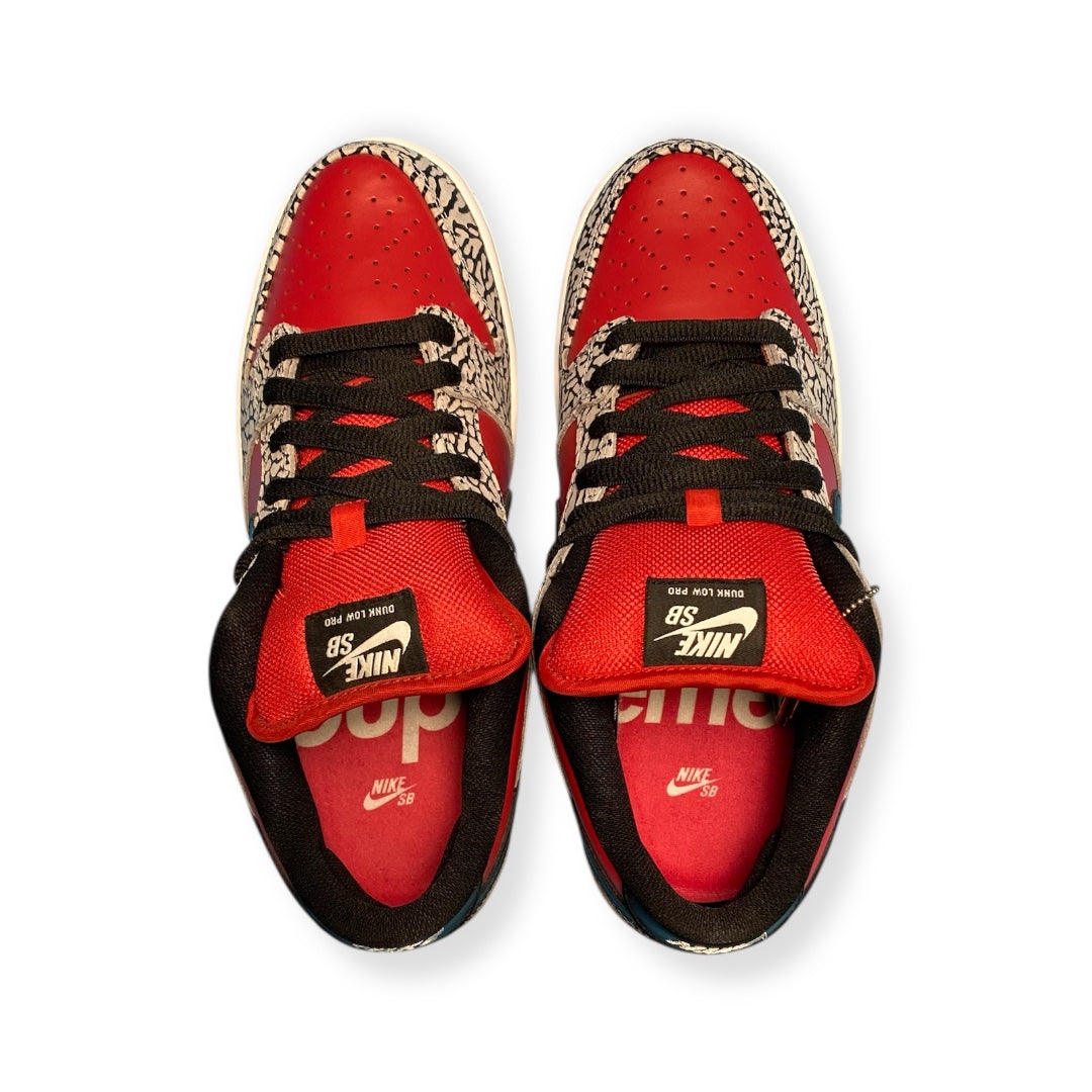 [Supreme x NIKE SB] Supreme x Nike DUNK LOW PREMIUM SB (Red) / 26.5cm