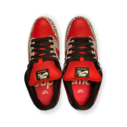 [Supreme x NIKE SB] Supreme x Nike DUNK LOW PREMIUM SB (Red) / 26.5cm