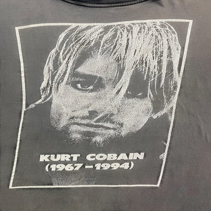 【NIRVANA】ニルヴァーナ Kurt Cobain(カートコバーン) Tシャツ (1967-1994) Vintage M