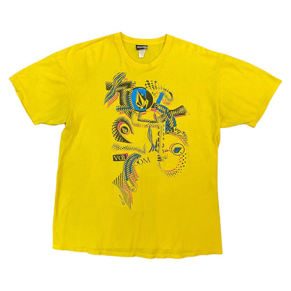 【VOLCOM】ボルコム グラフィックTシャツ イエロー XL