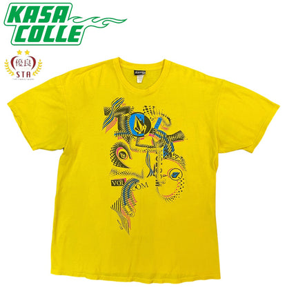 【VOLCOM】ボルコム グラフィックTシャツ イエロー XL