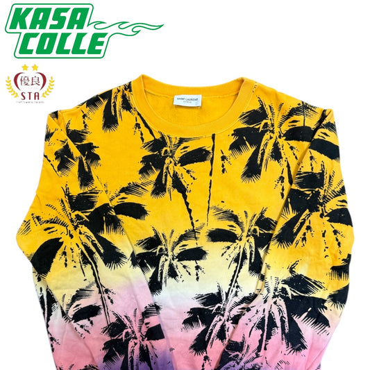 SAINT LAURENT Palm Tree Sweatshirt / Women's / XS