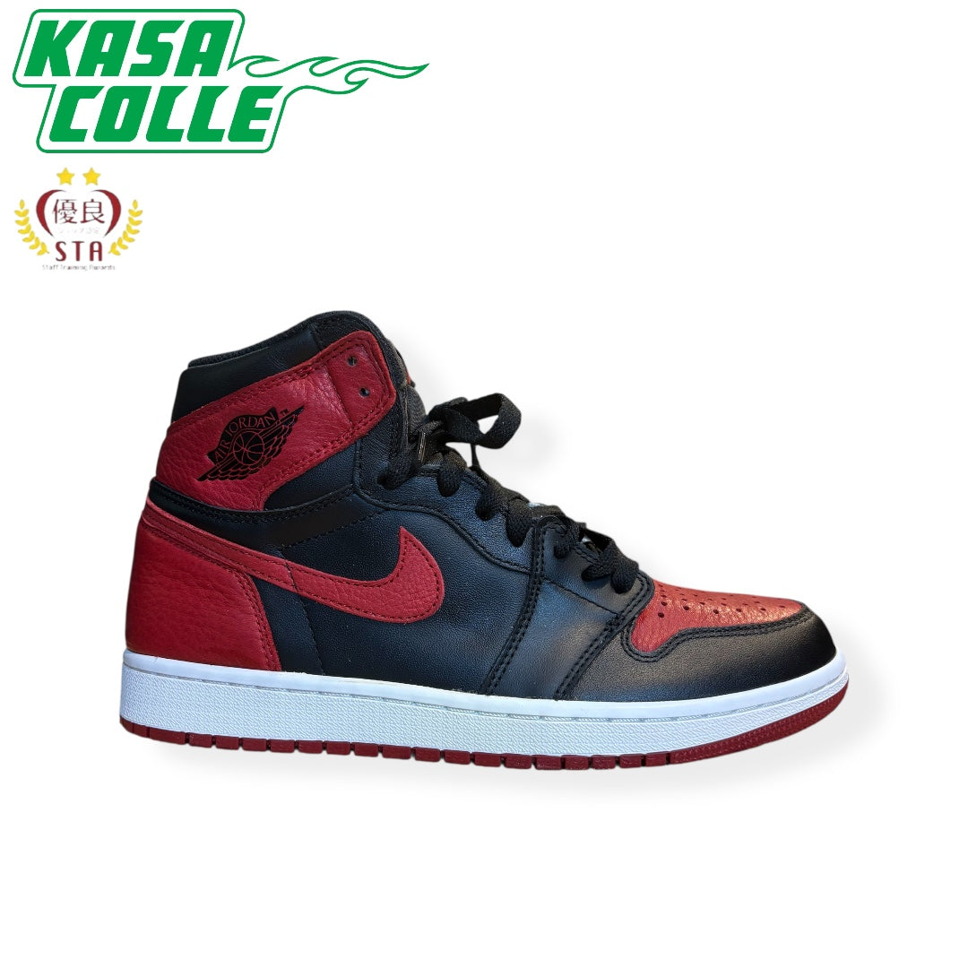 [NIKE AIR JORDAN 1 RETRO HIGH OG “Bred/Black Red”] Nike Air Jordan 1 Retro High OG Black/Red 26.5cm