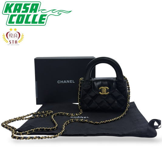 [CHANEL] Chanel Coco Mark Mini Chain Clutch Shoulder Bag