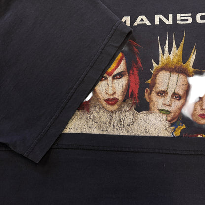 【MARILYN MANSON】マリリンマンソン "ROCK IS DEAD TOUR"  90`s Vintage Tシャツ XL相当