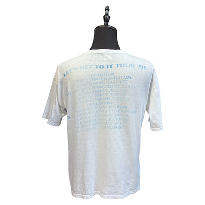 【KYLIE MINOGUE】 カイリーミノーグ LET'S GET TO IT TOUR '91 Vintage Tシャツ L