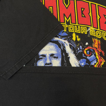 【ROB ZOMBIE DEMON SPEEDING TOUR 】ロブゾンビ デーモンスピーディングツアー 2002 Vintage Tシャツ ブラック XL