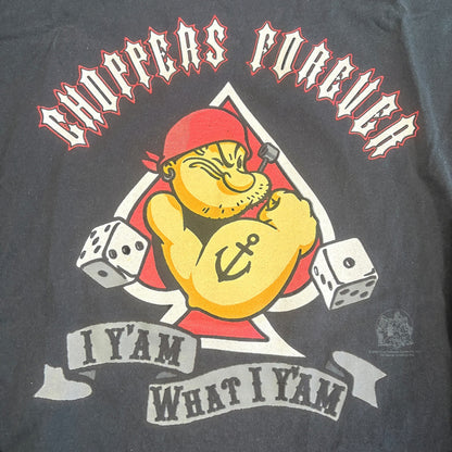 【POPEYE】ポパイ CHOPPERS FOREVER Tシャツ XL