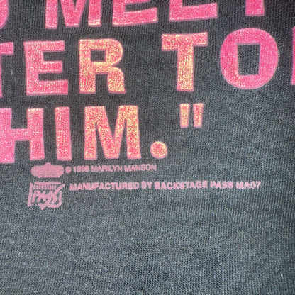 [MARILYN MANSON] Marilyn Manson 1996 Copyright 90's Vintage T-shirt