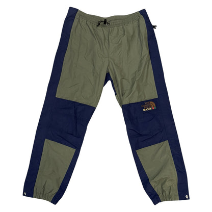 [GUCCI x THE NORTH FACE] Gucci x The North Face two-tone nylon pants, size L