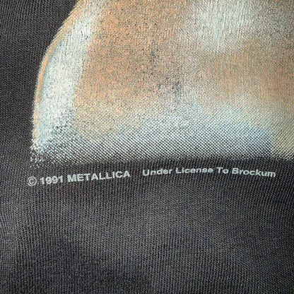 【METALLICA】メタリカ "Enter Sandman Off to Never Land Tour '91-'92" 90's Vintage Tシャツ L