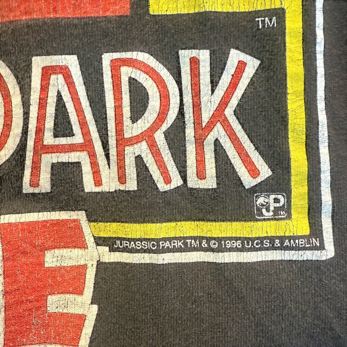 【JURASSIC PARK】ジュラシックパーク THE RIDE ユニバーサルスタジオハリウッド Tシャツ L相当