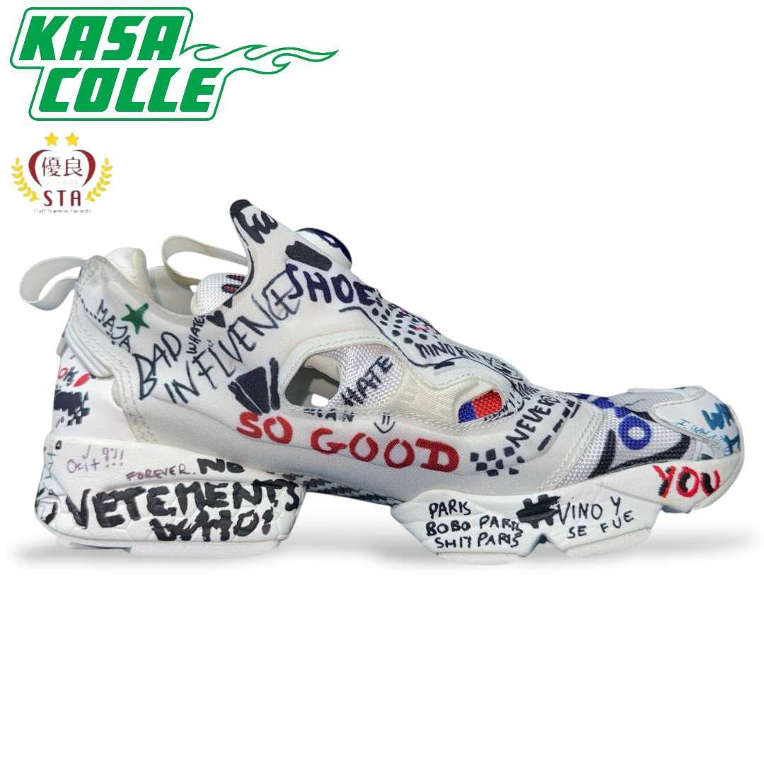 [VETEMENTS x Reebok] Vetements x Reebok Instapump Fury "Graffiti" Sneakers