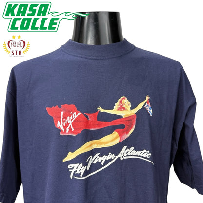 【Virgin Atlantic】ヴァージン航空 "Fly Virgin Atlantic" 90's Vintage Tシャツ