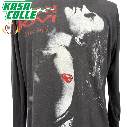 【BON JOVI】ボン・ジョヴィ "THESE DAYS TOUR 1995" 90's Vintage ロングスリーブ Tシャツ