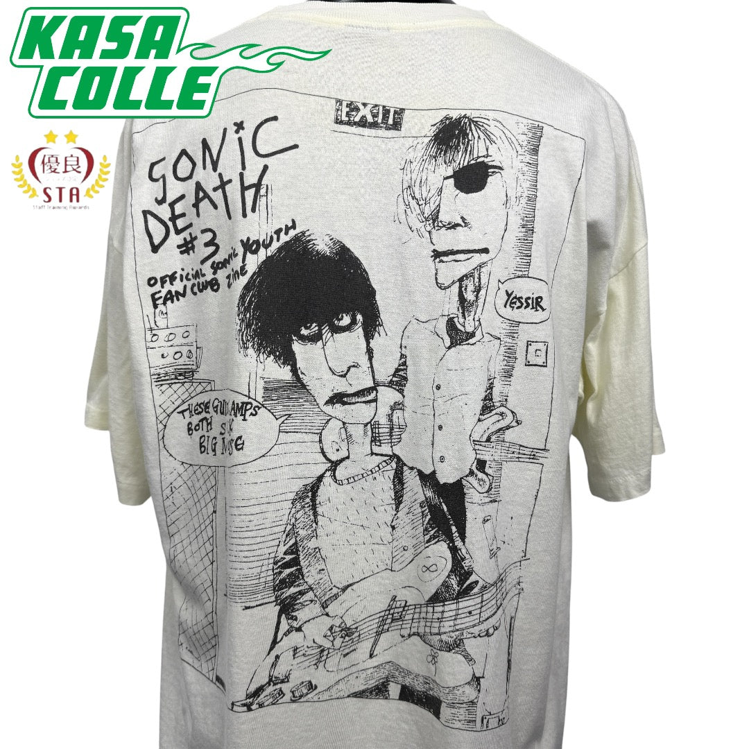 【SONIC YOUTH】ソニック・ユース "SONIC DEATH" 1993年コピーライト 90's Vintage Tシャツ