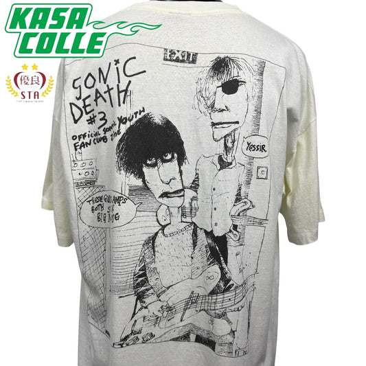 【SONIC YOUTH】ソニック・ユース "SONIC DEATH" 1993年コピーライト 90's Vintage Tシャツ