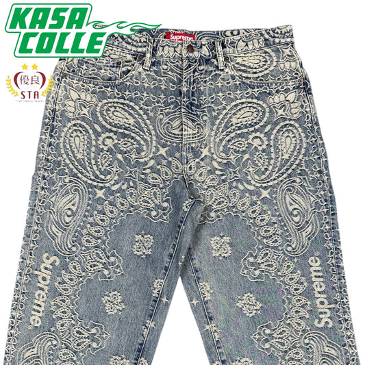 【SUPREME】シュプリーム 25SS Bandana Jacquard Baggy Jean