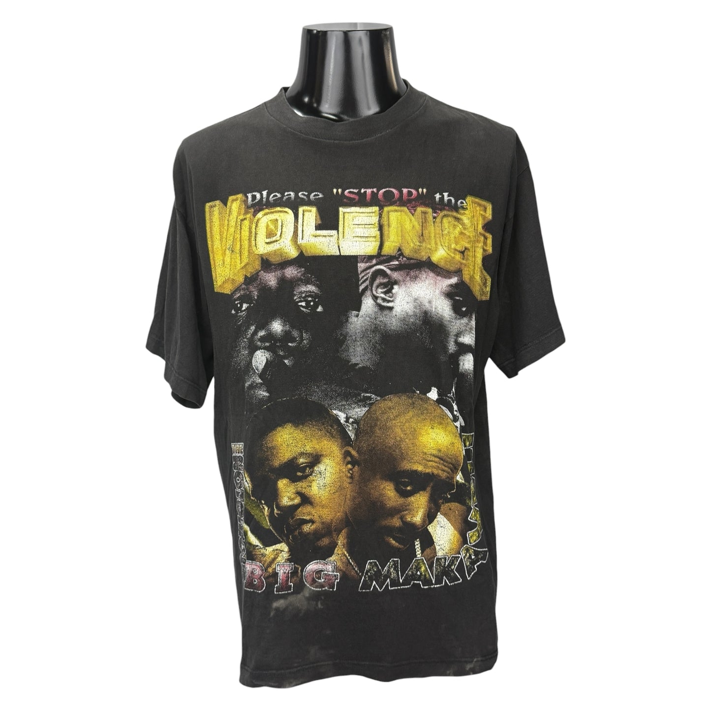 【2PAC / NOTORIOUS B.I.G.】2パック ノトーリアスB.I.G. "STOP THE VIOLENCE" 90's - 00's Vintage Tシャツ
