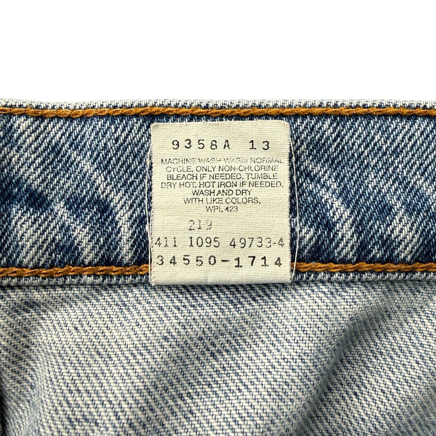 【LEVI'S】リーバイス 90's オレンジタブ 550 RELAXED FIT "チェーンステッチ" 刻印117
