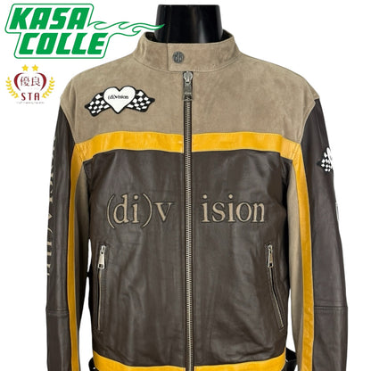 【(di)vision】ディビジョン "LEATHER RACING JACKET" レザージャケット
