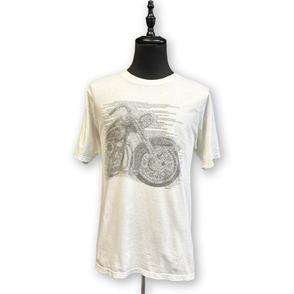 【HARLEY DAVIDSON】ハーレーダビッドソン "TYLER TEXAS" イーグルバックプリント 2002コピーライト Vintage Tシャツ XL