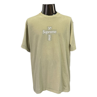 【SUPREME】 シュプリーム 20AW Cross Box Logo Tシャツ L
