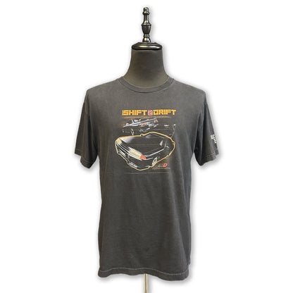【頭文字D】イニシャルD DOWNSHIFT DRIFT Vintage Tシャツ L
