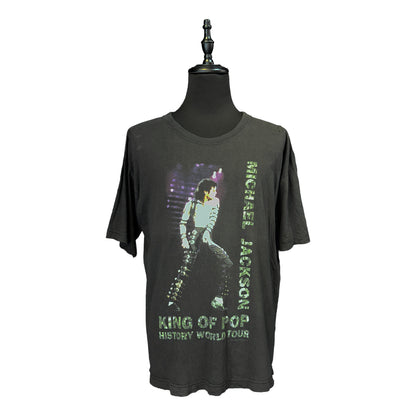 【MICHAEL JACKSON】マイケルジャクソン "KING OF POP HISTORY WORLD TOUR" Vintage  Tシャツ L