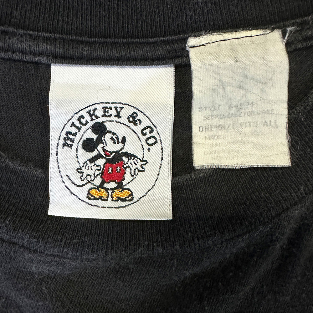【DISNEY】 ディズニー Goofy グーフィー Trick art print Vintage Tシャツ XL相当