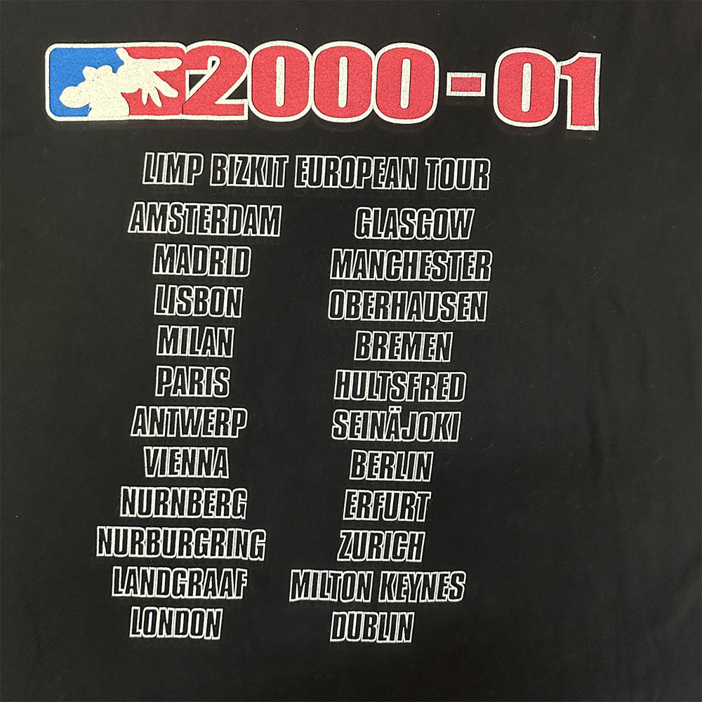 【LIMP BIZKIT】リンプ・ビズキット 2000-01 Tour Tシャツ 黒 L