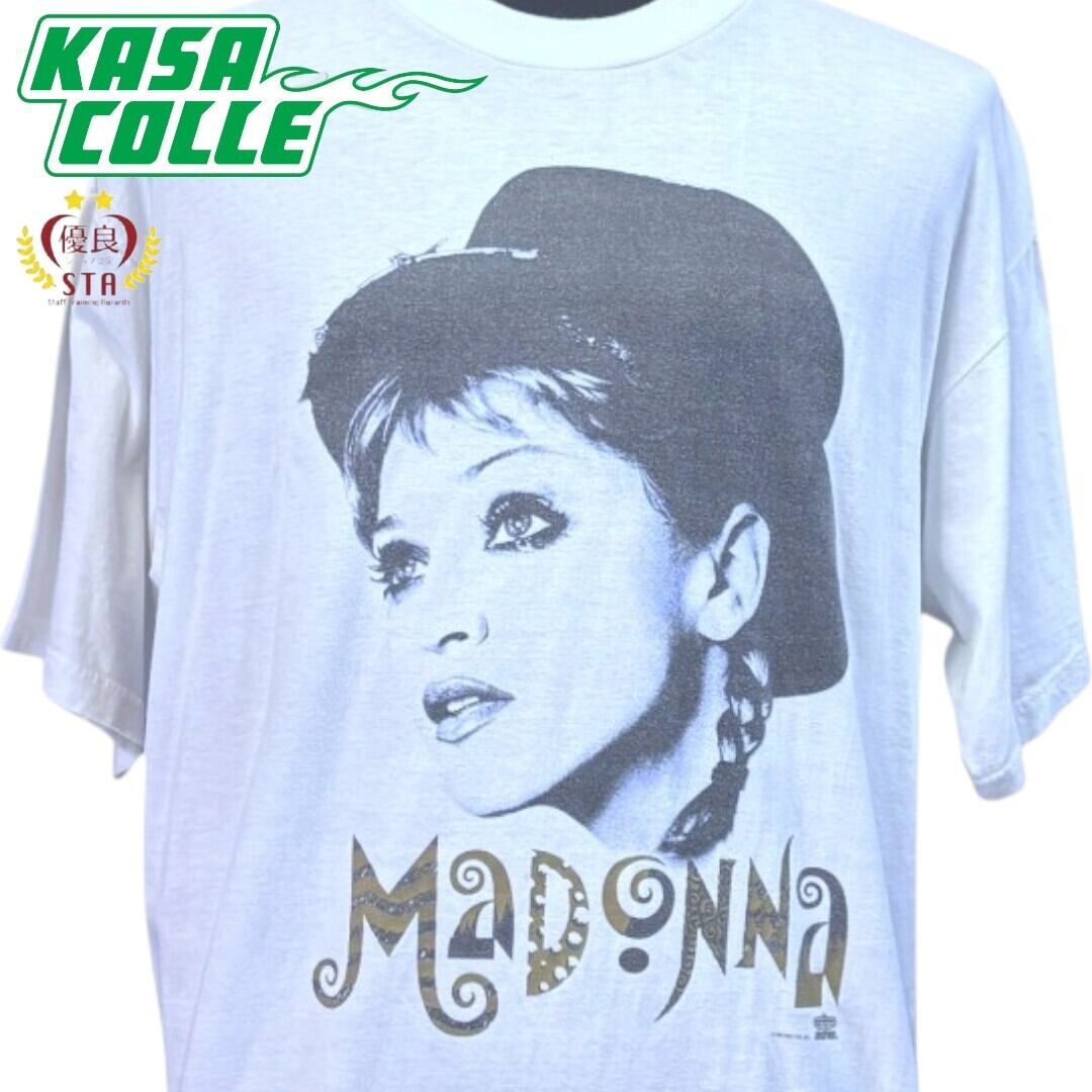 [MADONNA] Madonna girlie show T-shirt Vintage 90s Size XL