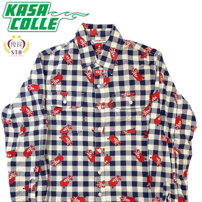 A BATHING APE Classic Crown Check Shirt (Size XL)