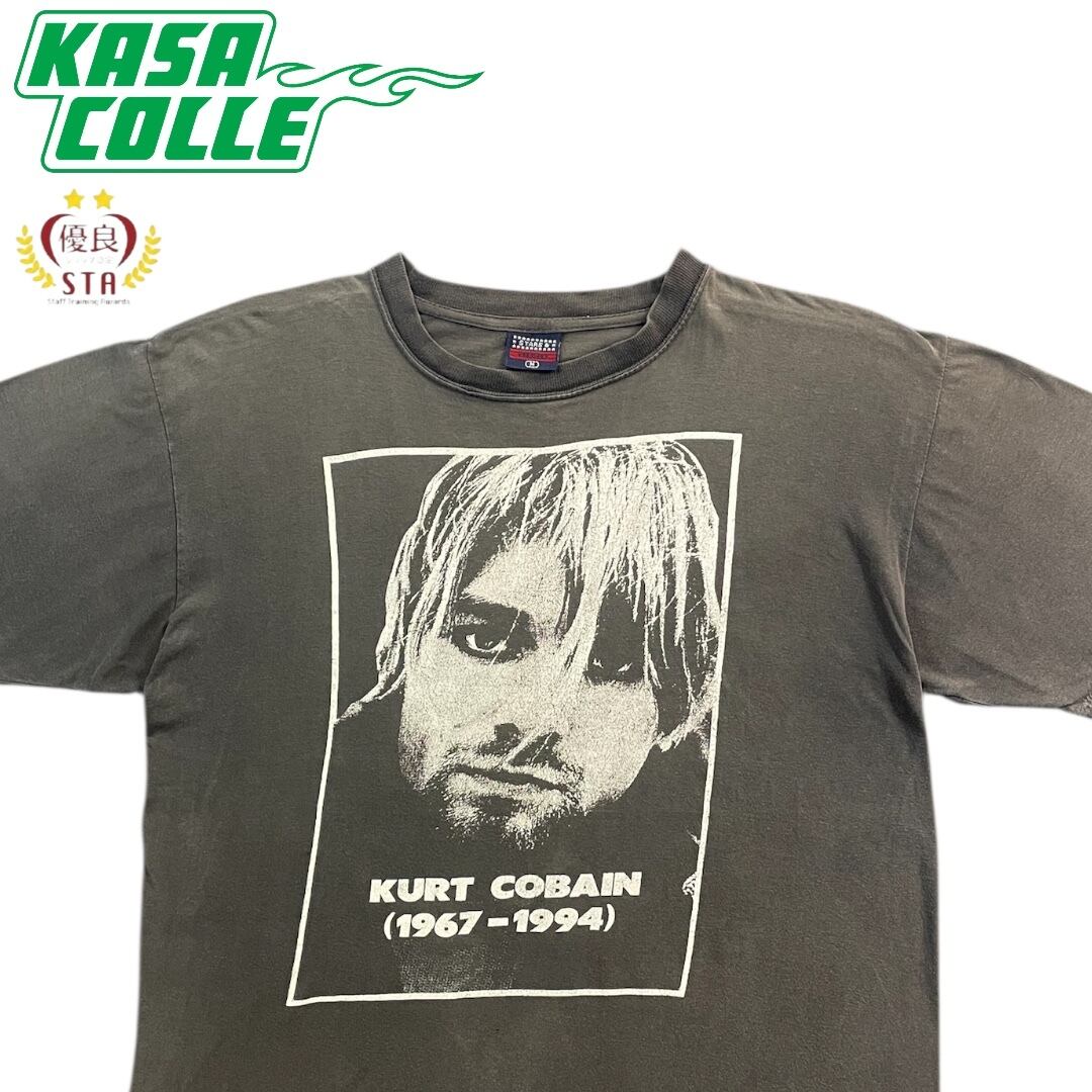 【NIRVANA】ニルヴァーナ Kurt Cobain(カートコバーン) Tシャツ (1967-1994) Vintage M