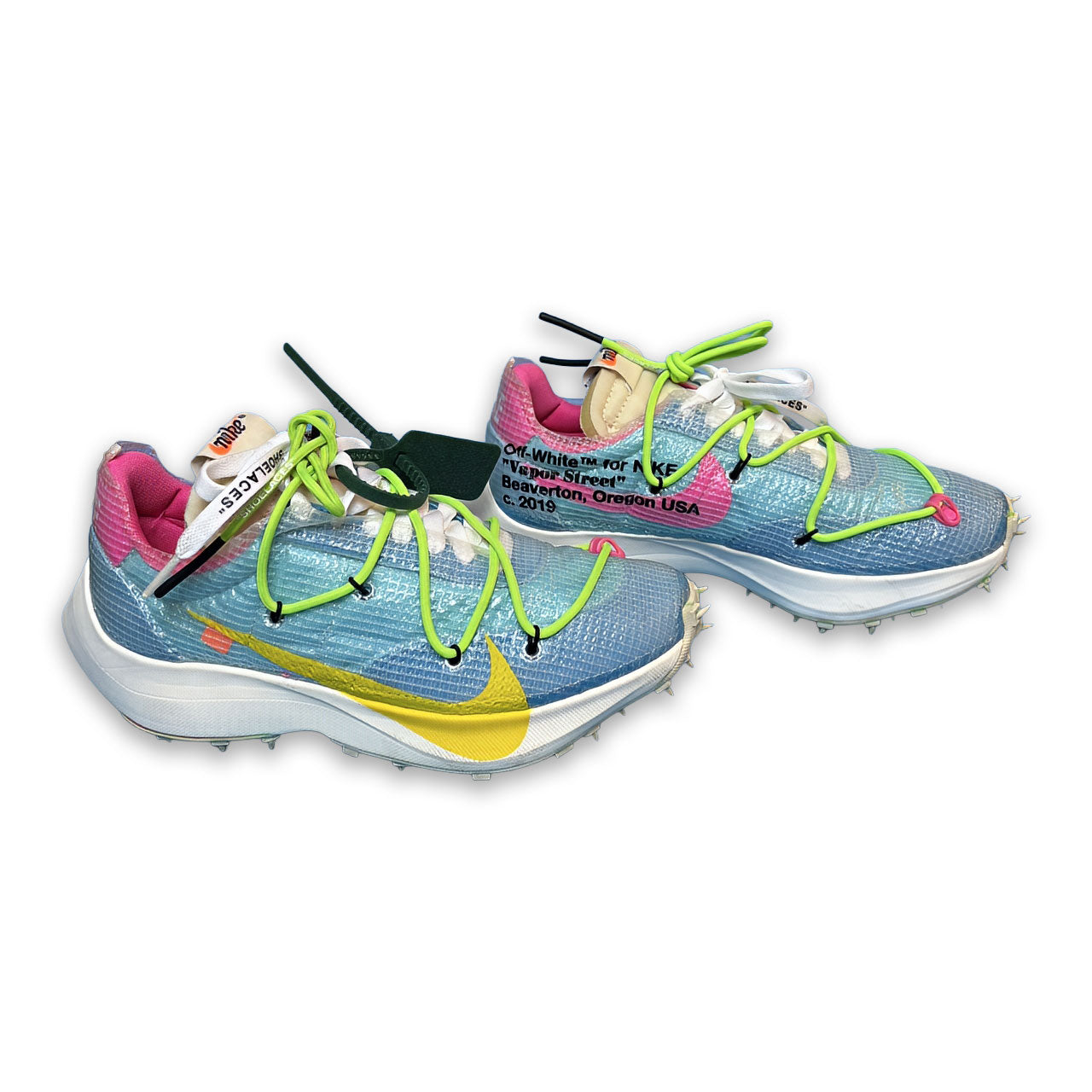 【Nike × offWhite】ナイキ×オフホワイトWomen's Vapor Street "Sky Blue"スニーカー 24.0cm