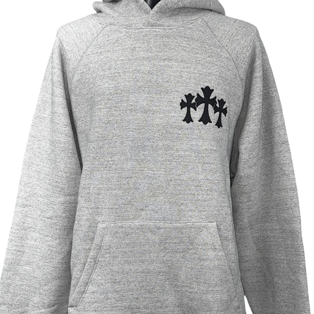 [CHROME HEARTS] Chrome Hearts Cemetery Cross Pullover Hoodie XL