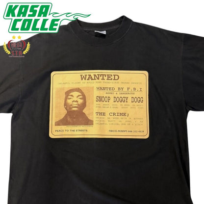 [SNOOP DOGGY DOGG] Snoop Doggy Dog "WANTED" T-shirt XL
